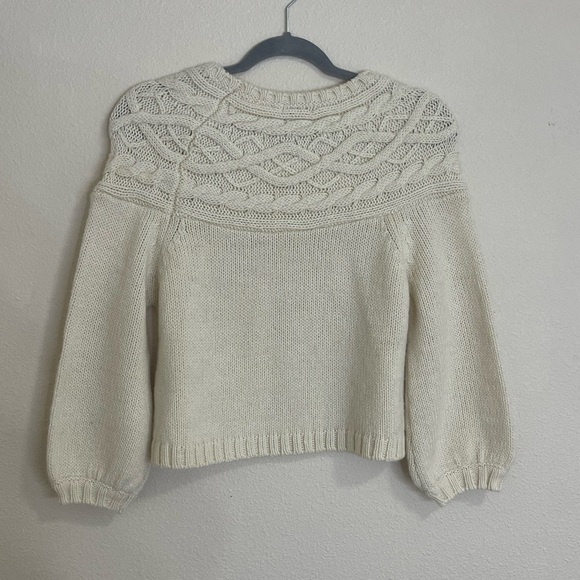 Earth Music & Ecology Women's Cable Knit Sweater - Size Medium - Picture 4 of 9
